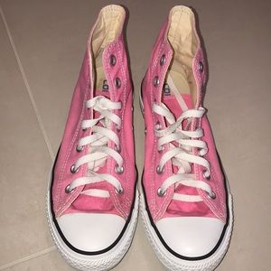 Pink Hightop Converse